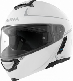 Sena Impulse Full Face System Helmet with Mesh Intercom Gloss White